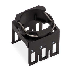 Schneider Electric Mounting Base, 16 mm, Black, Plastic ZB6Y009