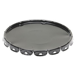 Sim Supply Steel Pail Lid,Black,Steel  LID-STL