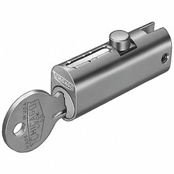 Compx Chicago File Cabinet Locks,Silver C5002LP-3X5