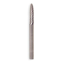 Widia Carbide Bur,Round Nose Tree,1/8" M40380