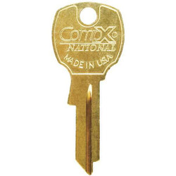 Compx National Key Blank,Brass D4291