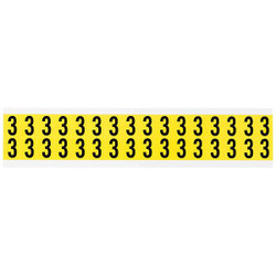 Brady Carded Numbers and Letters,3 3420-3