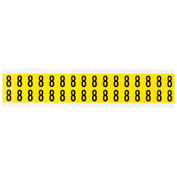 Brady Carded Numbers and Letters,8 3420-8