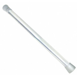 Sim Supply Shower Rod,Zinc,72 in L,Polished Chrome  15123