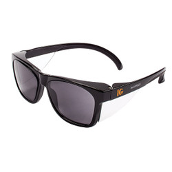 KleenGuard™ Maverick™ Eyewear, Black Frame, Smoke Anti-Fog Lens, 1/Each