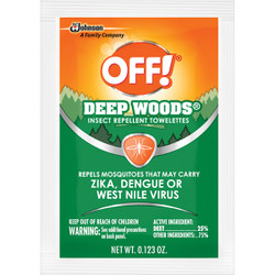 SC Johnson® OFF!® Deep Woods® Insect Repellent Towelettes