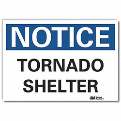 Lyle Notice Sign,10in x 14in,Non-PVC Polymer LCU5-0094-ED_14x10