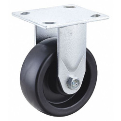 Sim Supply Standard Plate Caster,Rigid,750 lb.  435X93