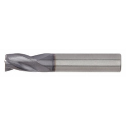 Widia Square End Mill, 0.25 in, Carbide I3S0250T075R