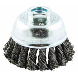 Sim Supply Knot Wire Cup Brush,Threaded Arbor Mount  66252838835