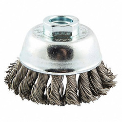 Sim Supply Knot Wire Cup Brush,Threaded Arbor Mount  66252838871