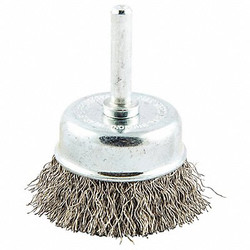 Sim Supply Crimped Wire Cup Brush,Shank Mount  66252838859