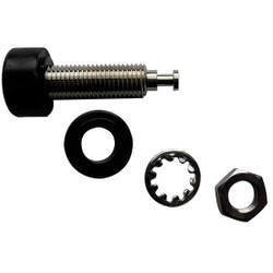 Manufacturer Varies Banana Jack,30VAC/60VDC,Black,PK10 5TWZ9