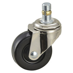 Manufacturer Varies Stem Caster,2"dia,Rubber,75lb 2G001
