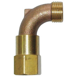 Sim Supply Hose Swivel,3/4 In,MHT x FPT ,Brass  4NDP3