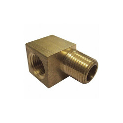 Manufacturer Varies 90 Street Elbow, Brass, 1/4 in, 10 PK 6AYU2