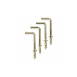 Manufacturer Varies Shoulder Hook,Brass,Steel,1 1/8in D,PK20 1WBK6