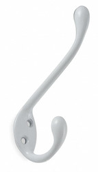 Sim Supply Double Point Double Point Hook,White  1XNG2