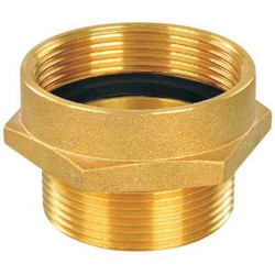 Sim Supply Fire Hose Adapter,Straight,NPTxNST  6AKD1