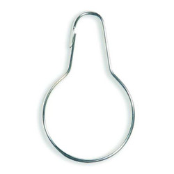 Sim Supply Shower Curtain Hooks,1 1/2 in W,PK13  1ECL1