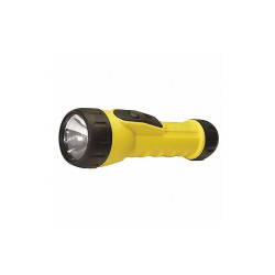 Sim Supply Handheld Flashlight,Plastic,Yellow,35lm  32ZN12