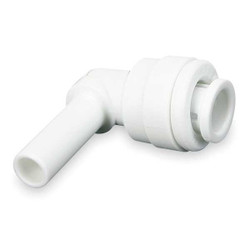 John Guest 90 Elbow,1/4 In. Tube OD,Wh,PK10 CI2220808W-PK10