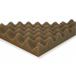 Sound Seal Acoustic Foam,Convoluted, Gray,1in,PK4 CF1