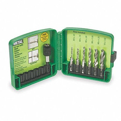 Greenlee Drill/Tap Set,6pc,Metric DTAPKITM