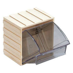 Quantum Storage Bins, 5 Tip Out, Ivory - QTB305IV