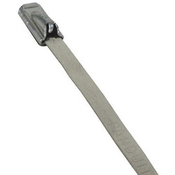 Panduit Cable Tie,5 in,Silver,PK100 MLT1S-CP316