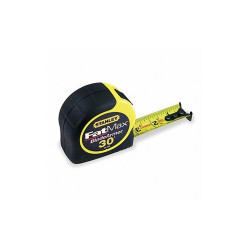 Stanley Tape Measure,1-1/4 Inx30 ft,Yellow/Black 33-730