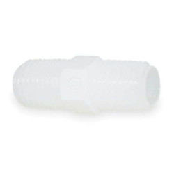 Eldon James Straight Coupler,1/4 In,Barbed,HDPE,PK10 CO-4HDPE
