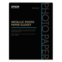 Epson® PAPER,MTLLC GLSY8.5X11,WH S045589