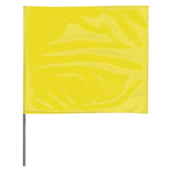 Manufacturer Varies Marking Flag, 30", Yellow,PVC,PK100 2330Y-200