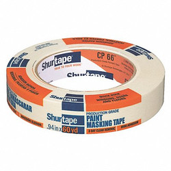 Shurtape Masking Tape,15/16" W,60 yd L,Tan CP 066