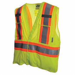 Viking Safety Vest,Mesh,Green,2XL/3XL U6125G-2XL/3XL