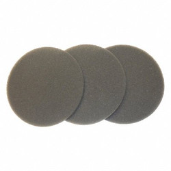 Metrovac Disc Filter,Foam,Dry,6-1/4 L,PK3 MVC-56F
