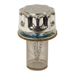 Buyers Products Cap Assy,Breather,Chrome,Filler-Strainer TFA005715