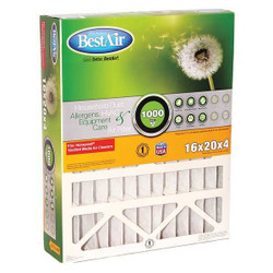 Bestair Pro Furn Air Clnr Filter,MERV8,16x20x5",PK2 5-1620-8-2