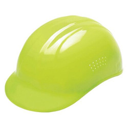 Erb Safety Bump Cap,Baseball,Pinlock,Hi-Vis Green 67