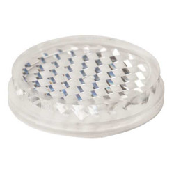 Ifm RoundSensorReflector,80mmDia,Clear/White E20005