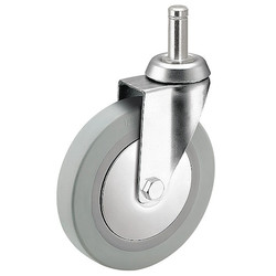 Medcaster Stem Caster,Swivel,2" Wheel Dia. RZ02TPN070SWGR01