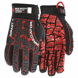 Mcr Safety Impact Resistant Glove,XL,Full Finger,PR  PD2909XL