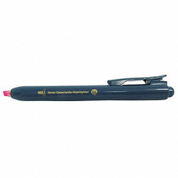 Detectamet Highlighter,Pink Ink,Chisel Tip ,PK5  150-A05-P09-A08