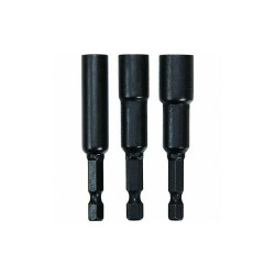 Irwin Nutsetter Set,Steel,Impact Rated,PK3 IWAF343-3