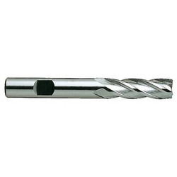 Yg-1 Tool Co Sq. End Mill,Single End,HSS,3/8" 07305