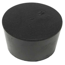 Sim Supply Stopper,Sz 8,33 mm BDia,Black,0,PK12  8-004