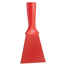 Vikan Hand Scraper Item,Red,Blade 4" W 40124