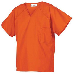 Cortech Inmate Shirts,Orange,65 per PET/35 Ctn,M COR1147