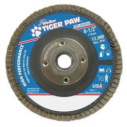 Weiler Fiber Disc,4 1/2 in Dia,5/8in Arbor 98801